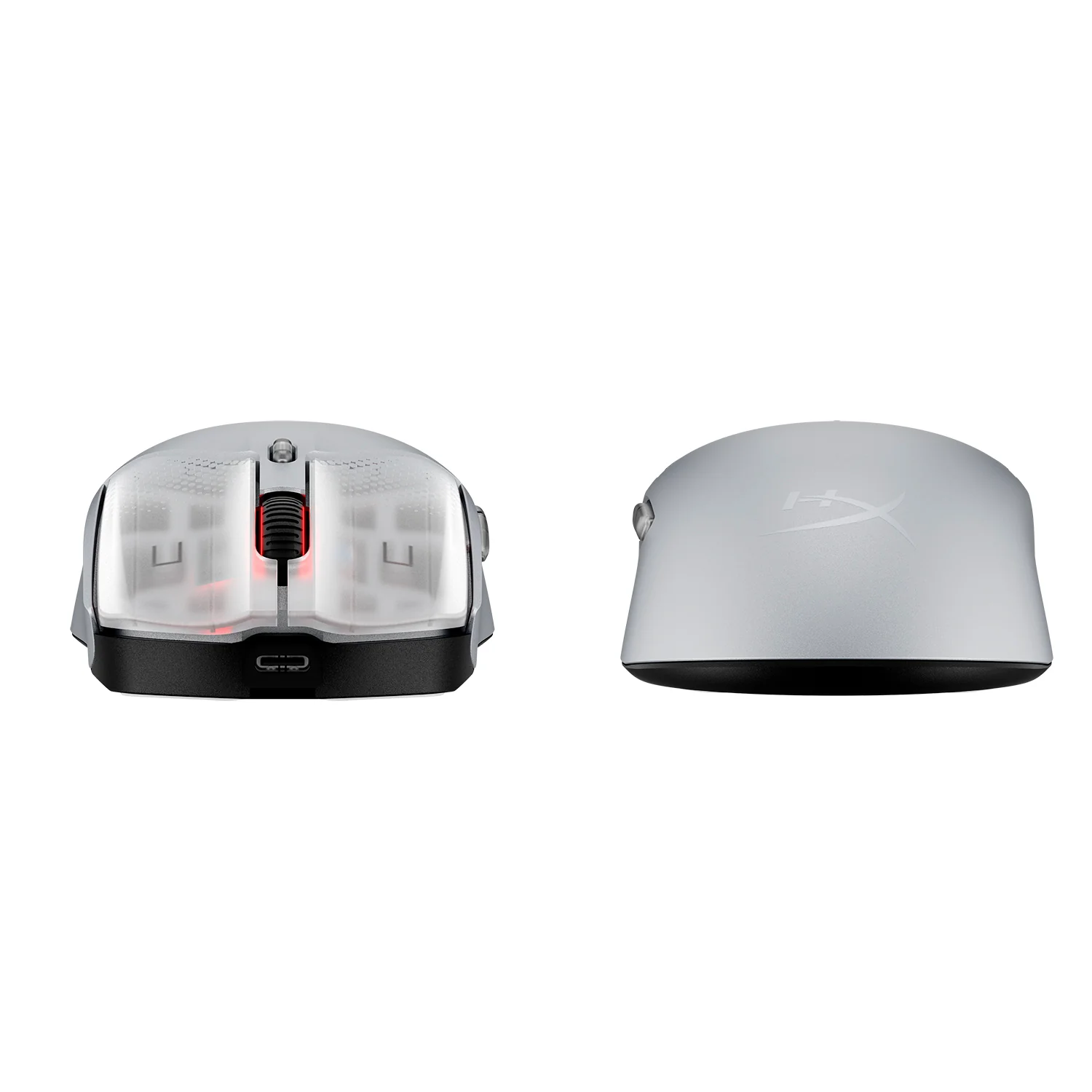 HyperX Pulsefire Haste 2 S Lightweight Wireless Optical Gaming Mouse with RGB Lighting - Silver HyperX Pulsefire Haste 2 S Lightweight Wireless Optical Gaming Mouse with RGB Lighting - Silver